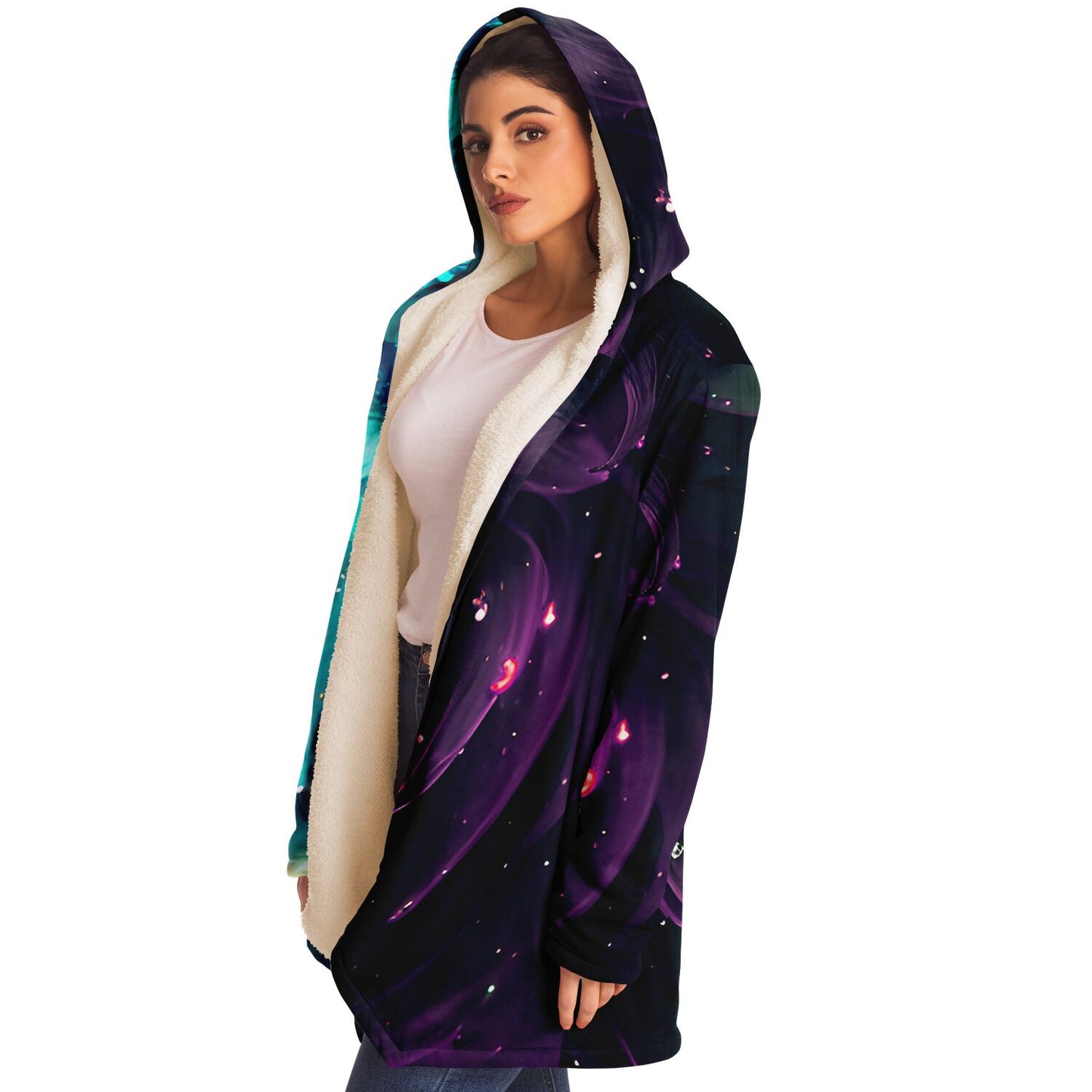 Epic Cloak - Cosmic Dusk Wolf Hoodie Cloak