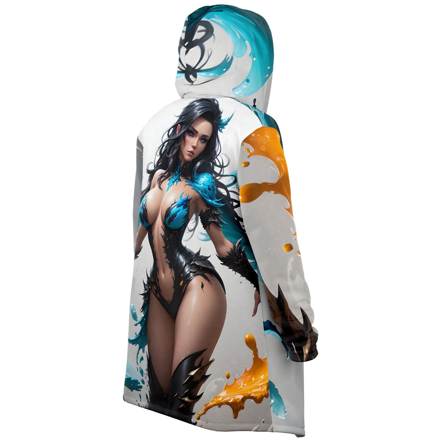 Epic Cloak - Vibrant Splatter Hoodie Cloak