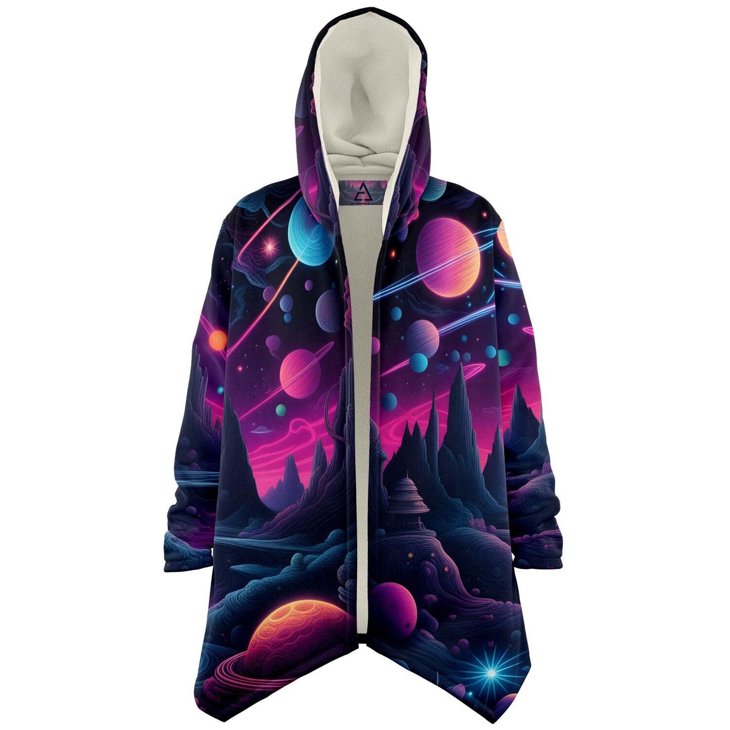 Epic Cloak - Cosmic Neon Dreams Hoodie Cloak