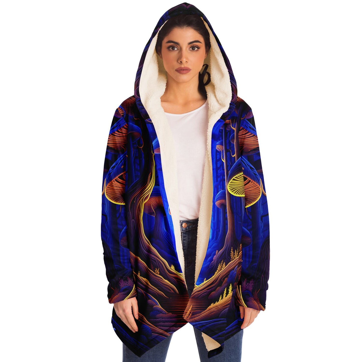 Epic Cloak - Cosmic Mushroom Forest Hoodie Cloak