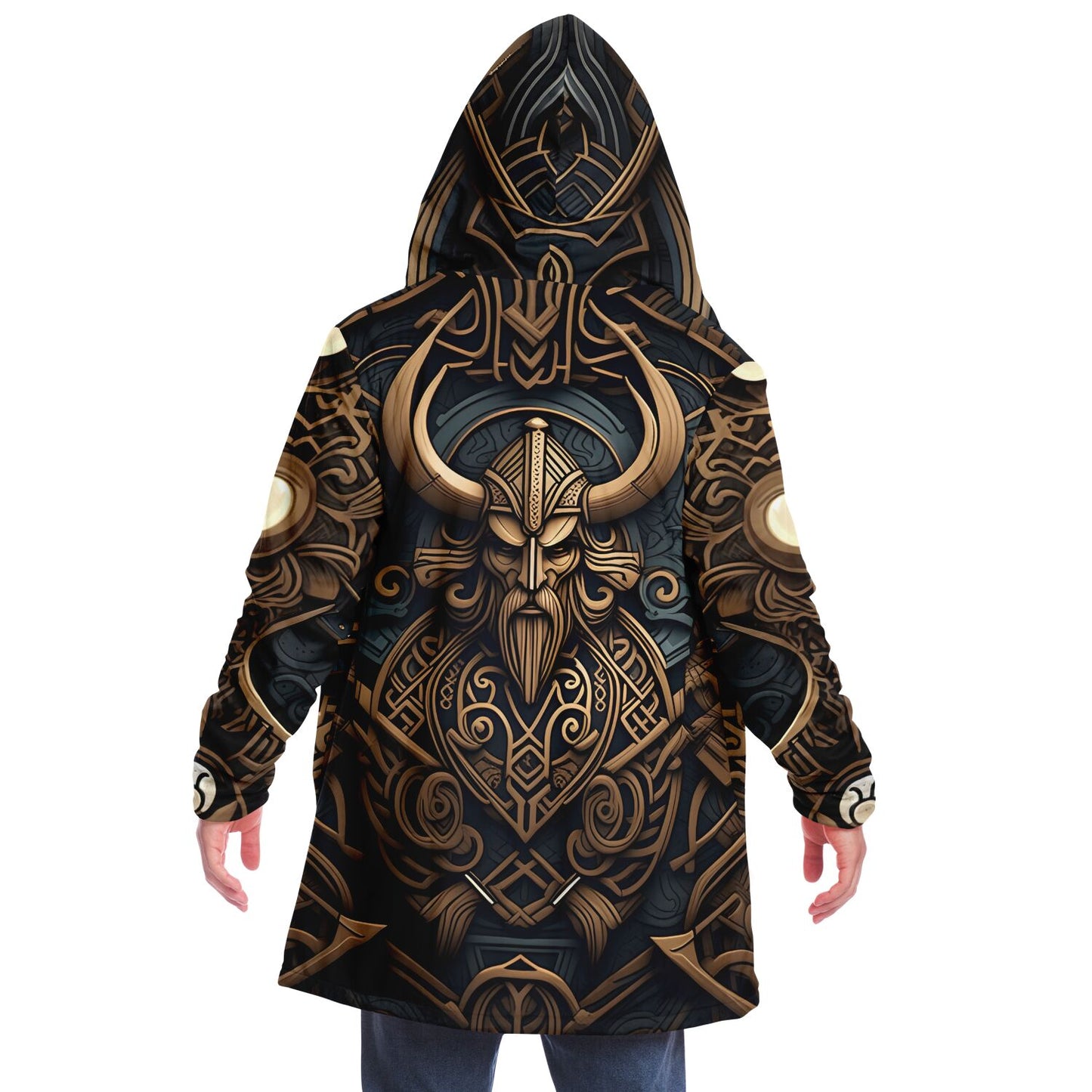 Epic Cloak - Art Deco Viking Hoodie Cloak