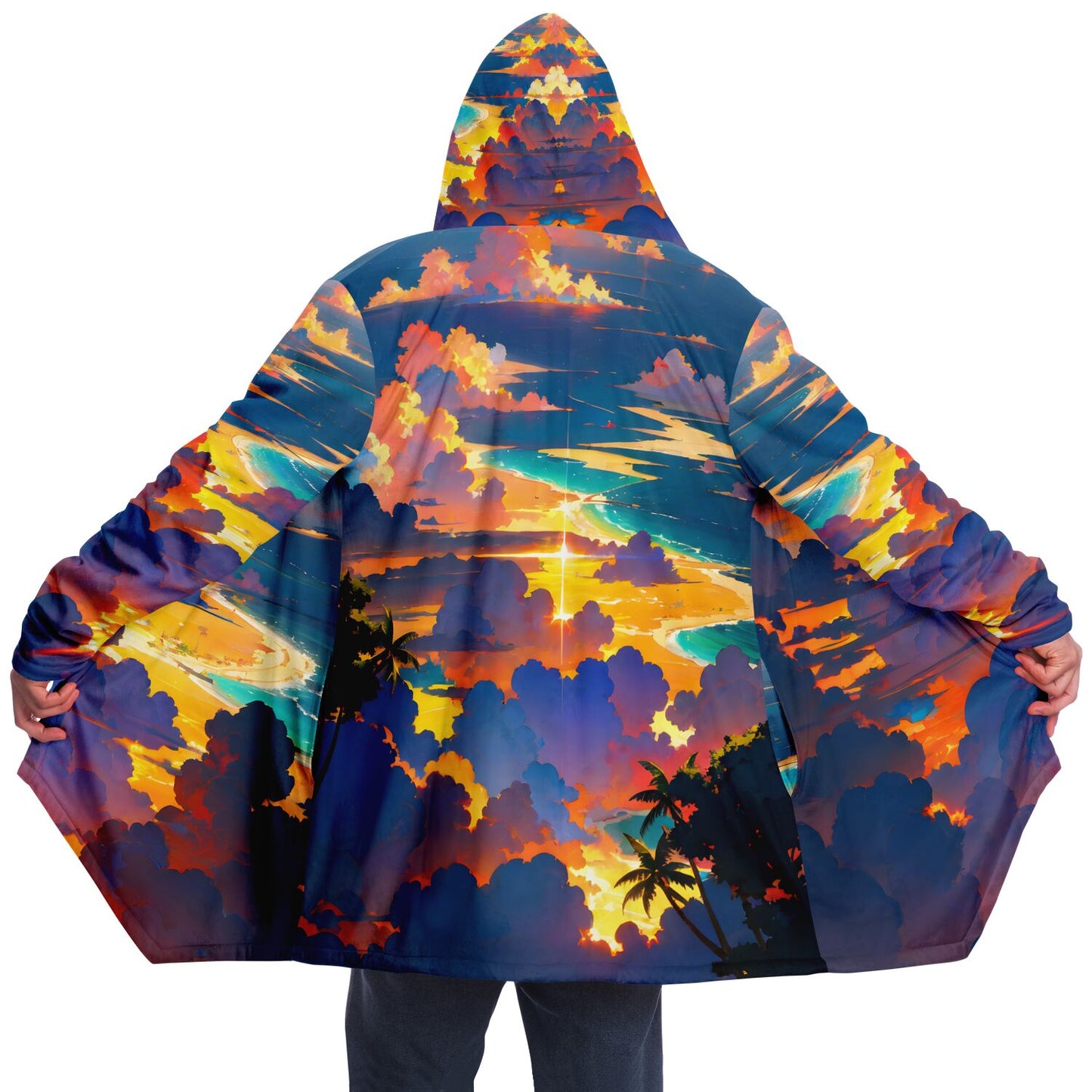 Epic Cloak - Tropical Sunset Hoodie Cloak