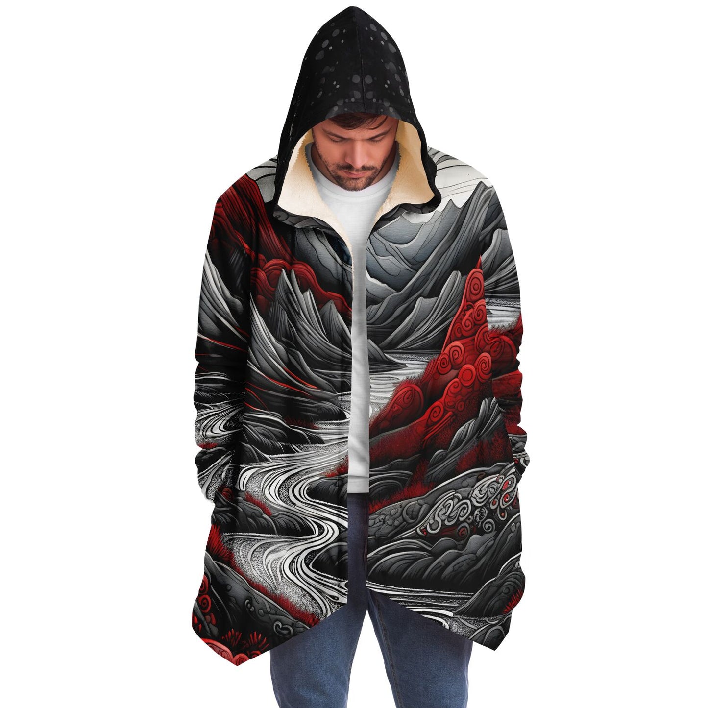 Epic Cloak - Crimson Moonrise Hoodie Cloak