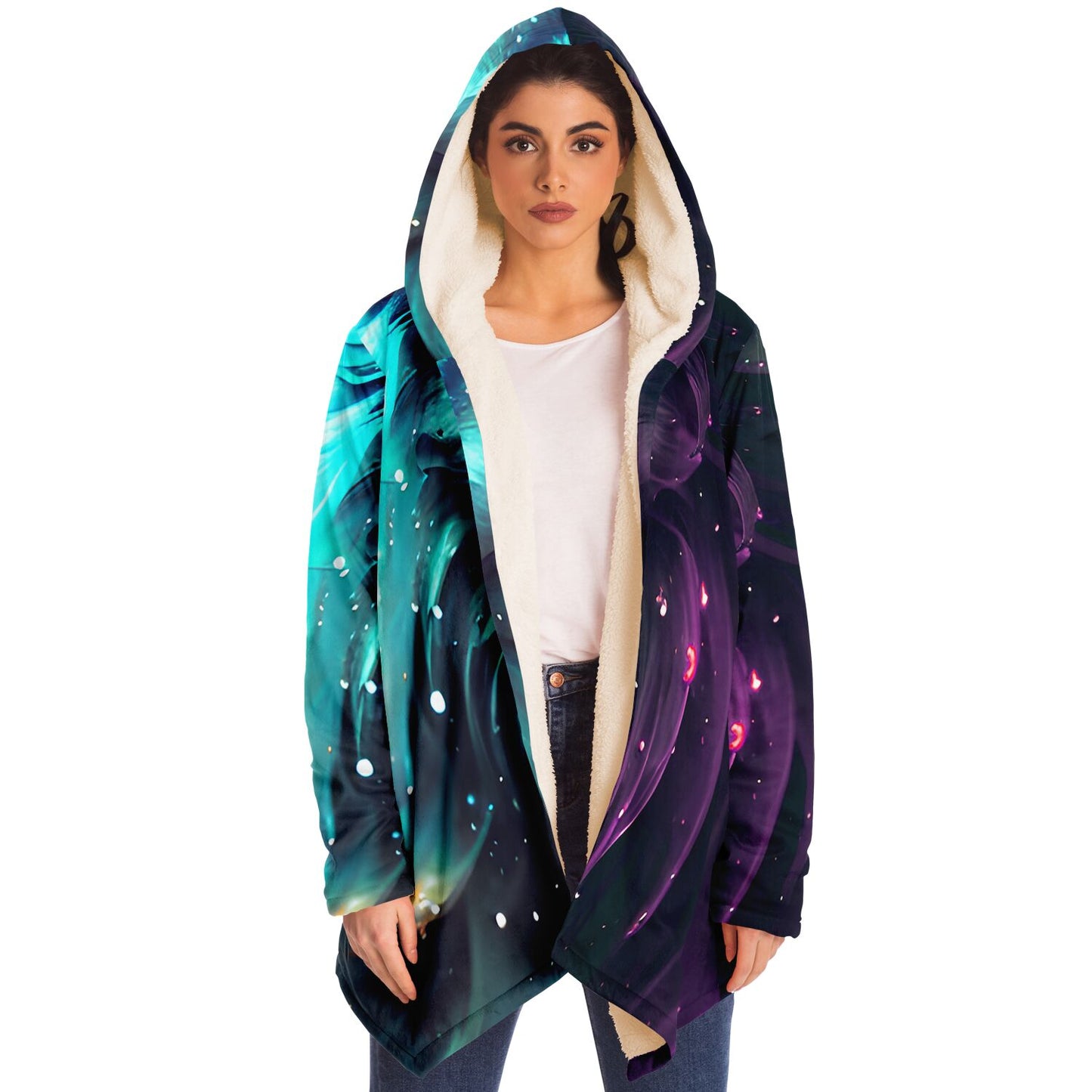 Epic Cloak - Cosmic Dusk Wolf Hoodie Cloak