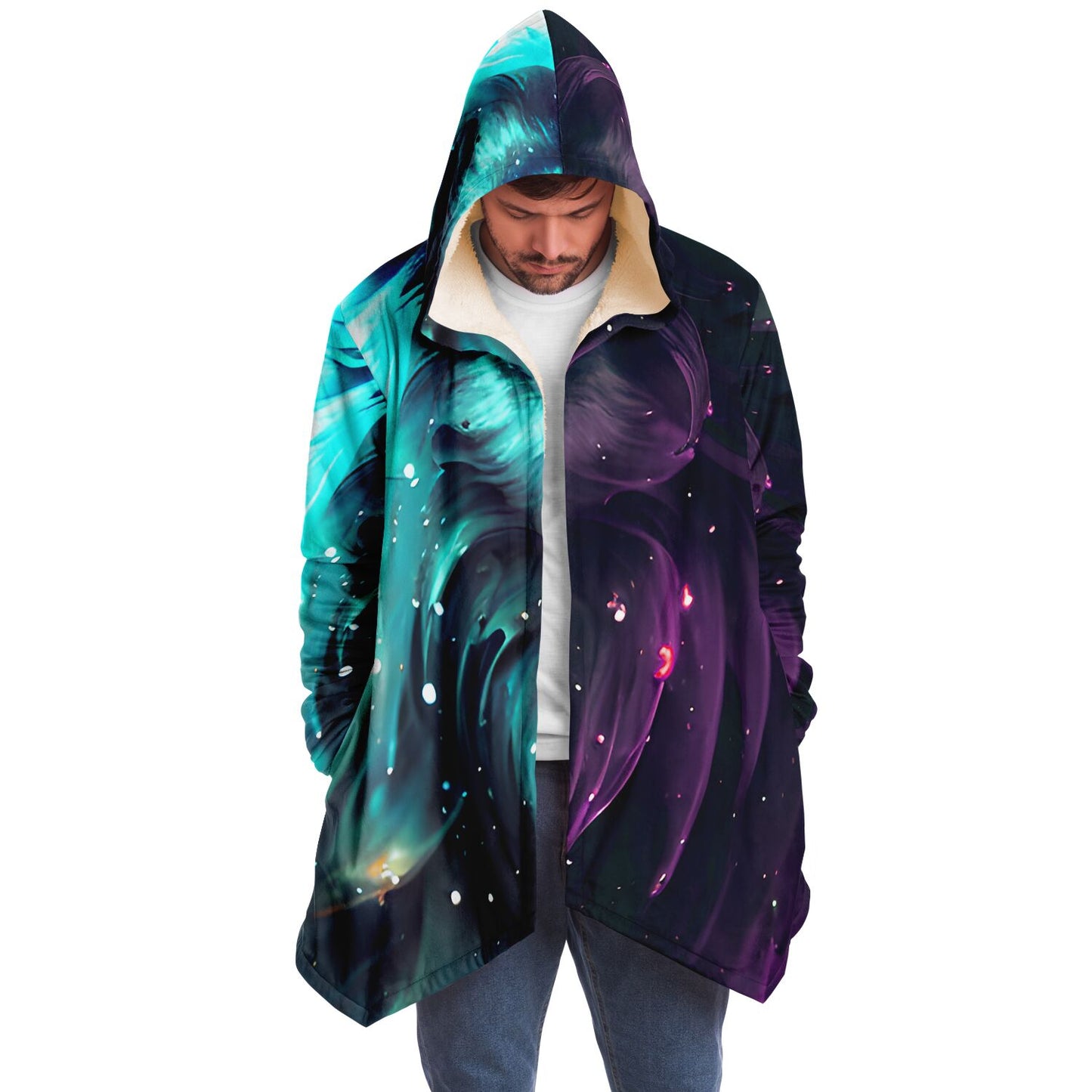 Epic Cloak - Cosmic Dusk Wolf Hoodie Cloak