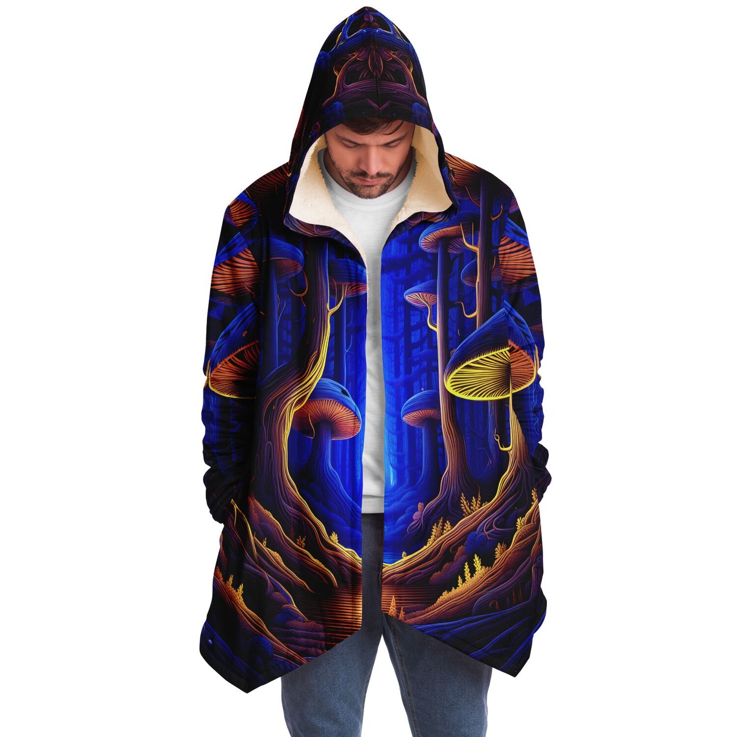 Epic Cloak - Cosmic Mushroom Forest Hoodie Cloak