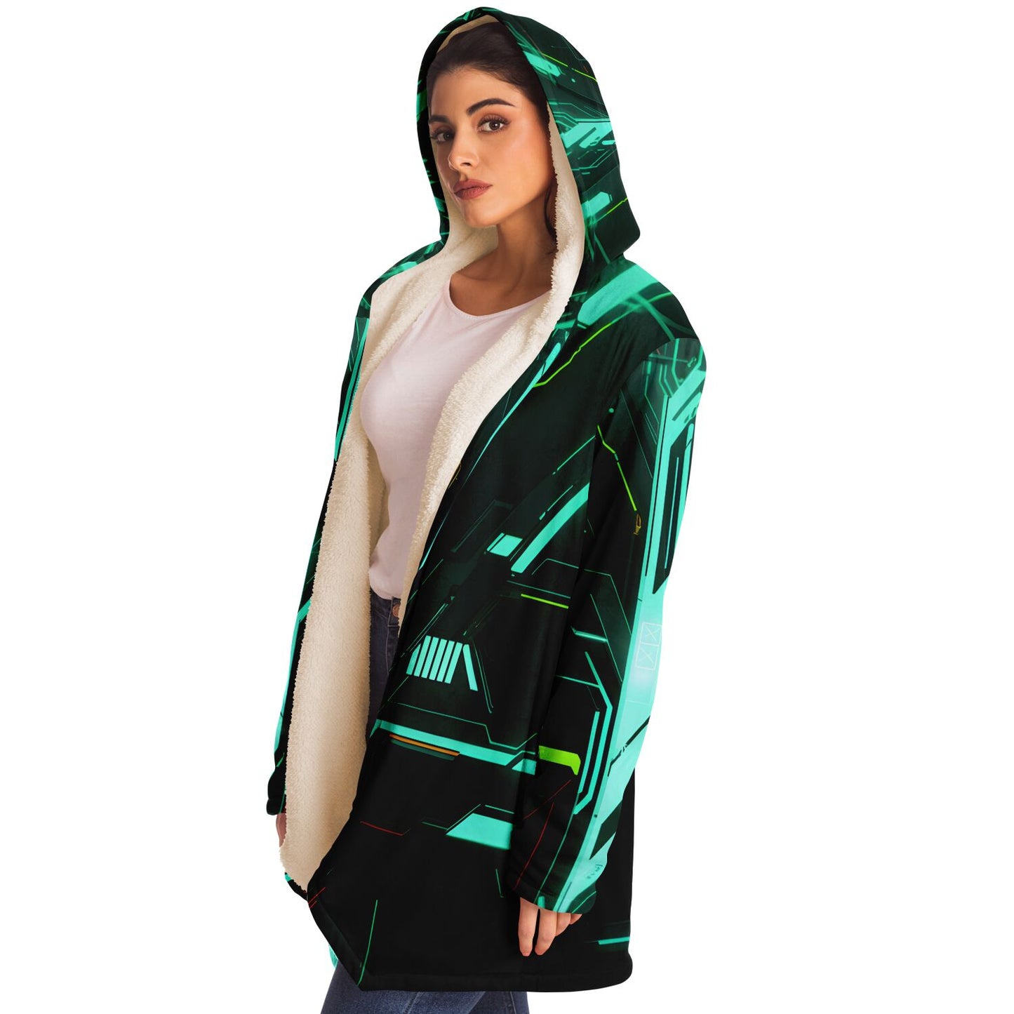 Epic Cloak - Neon Nexus Hoodie Cloak