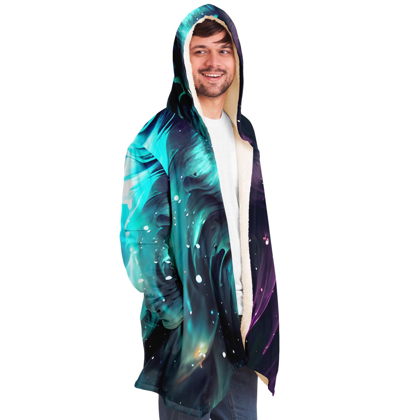 Epic Cloak - Cosmic Dusk Wolf Hoodie Cloak