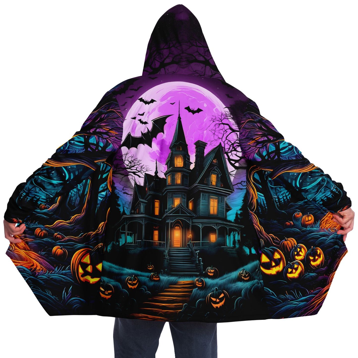 Epic Cloaks - Moonlit Mansion Hoodie Cloak