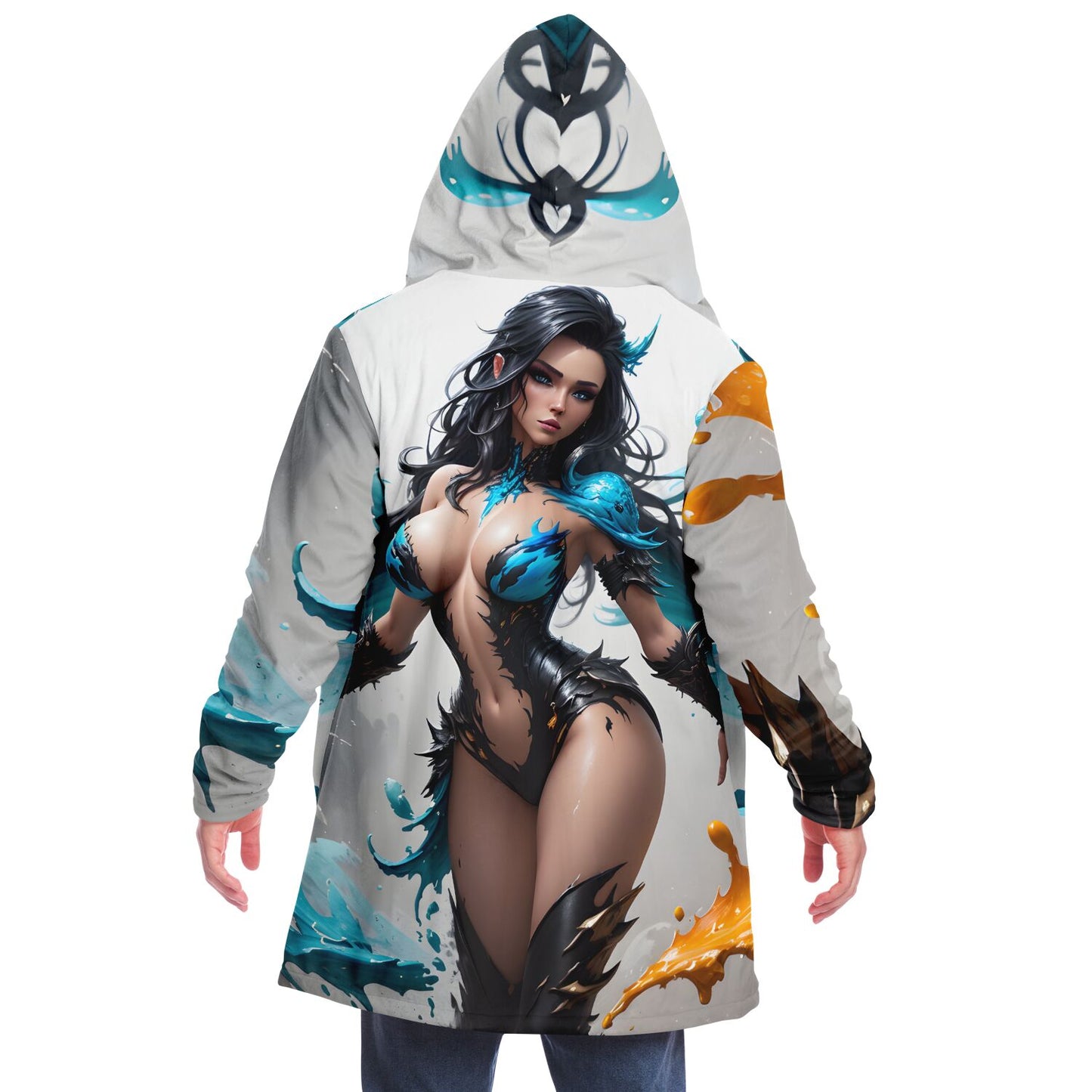 Epic Cloak - Vibrant Splatter Hoodie Cloak