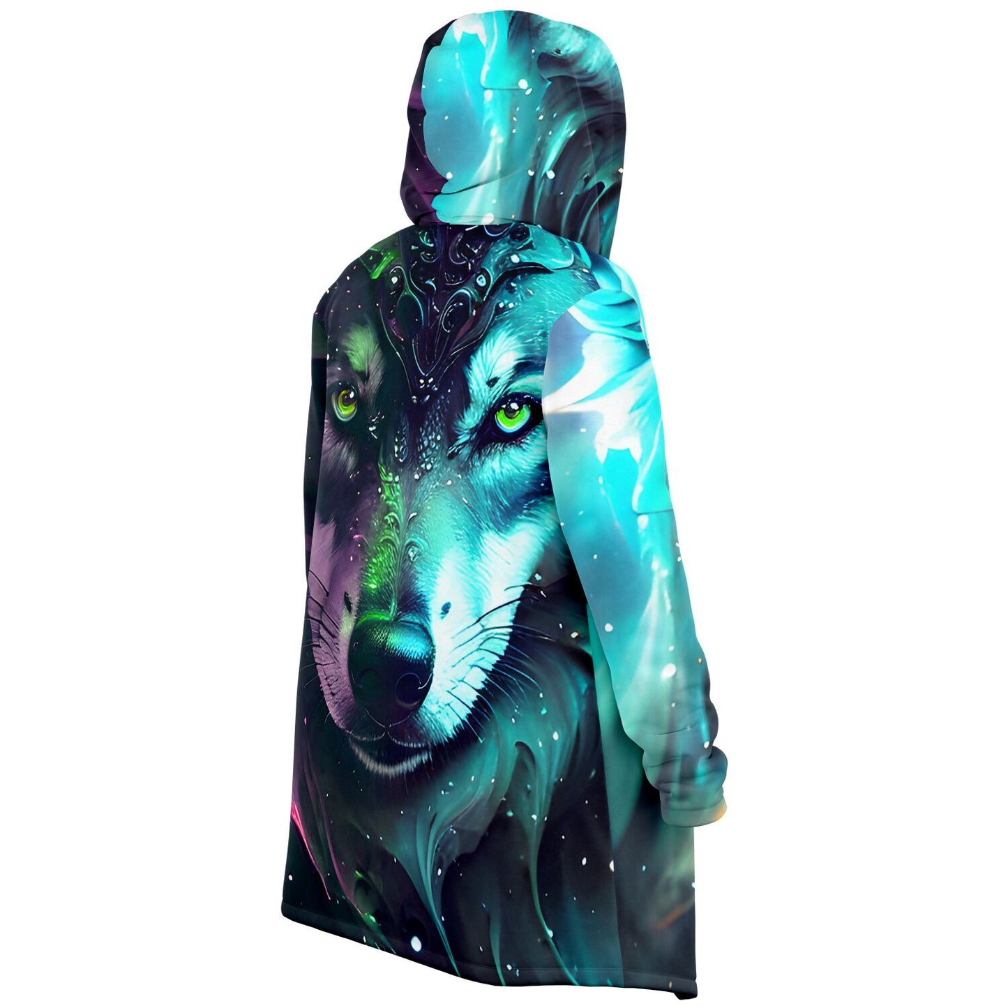 Epic Cloak - Cosmic Dusk Wolf Hoodie Cloak