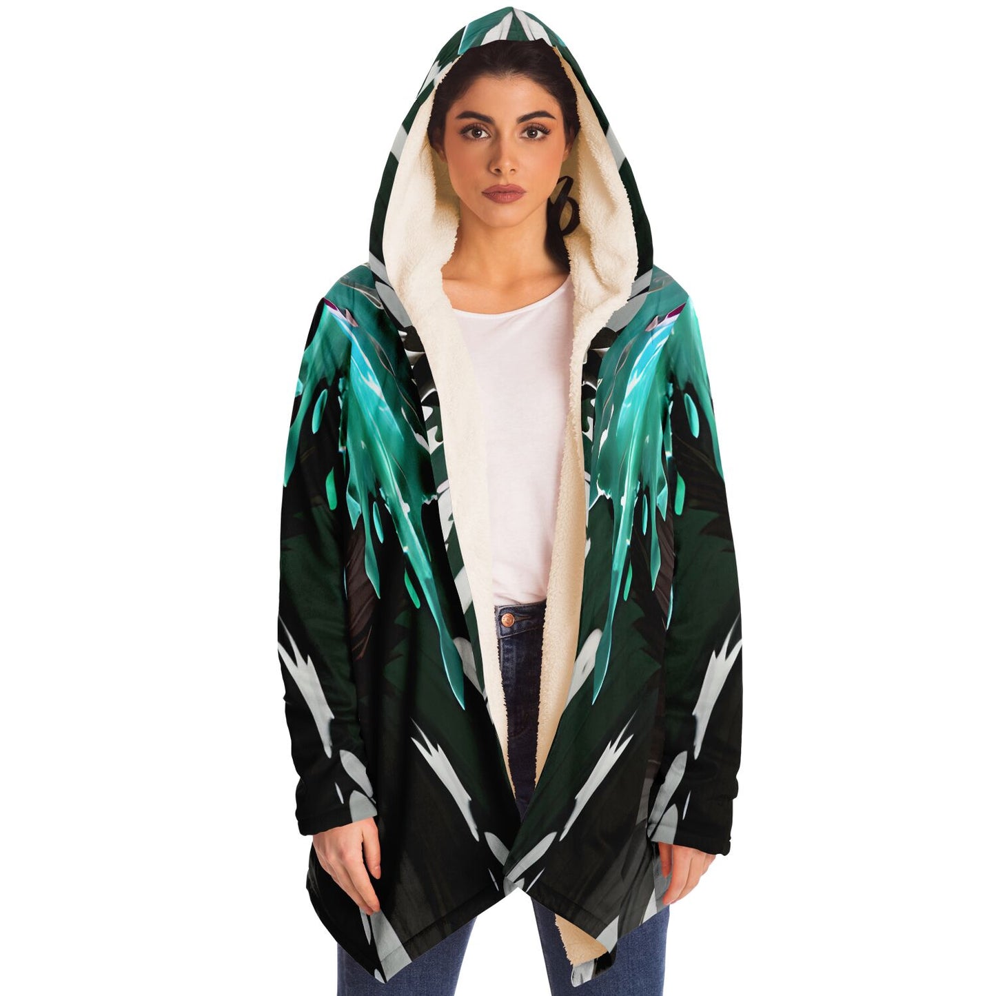 Epic Cloak - Wild Splatter Wolf Hoodie Cloak