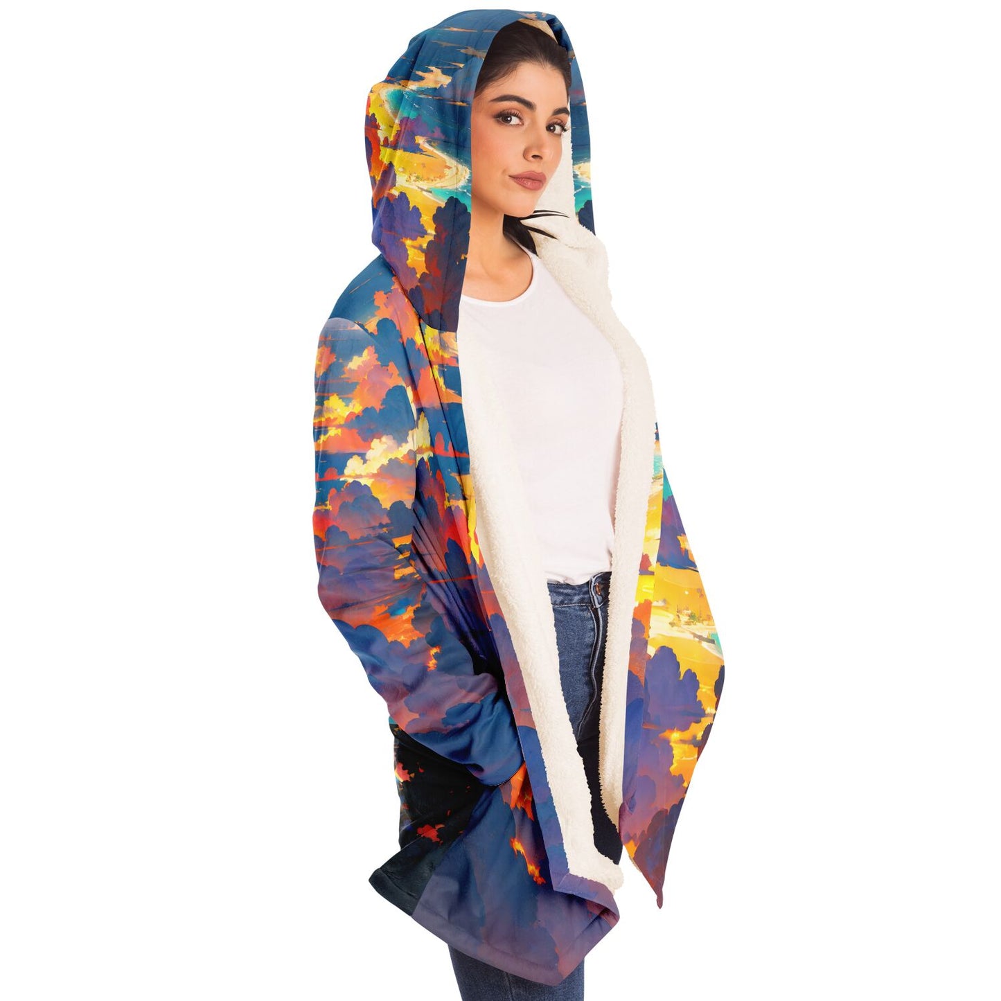 Epic Cloak - Tropical Sunset Hoodie Cloak