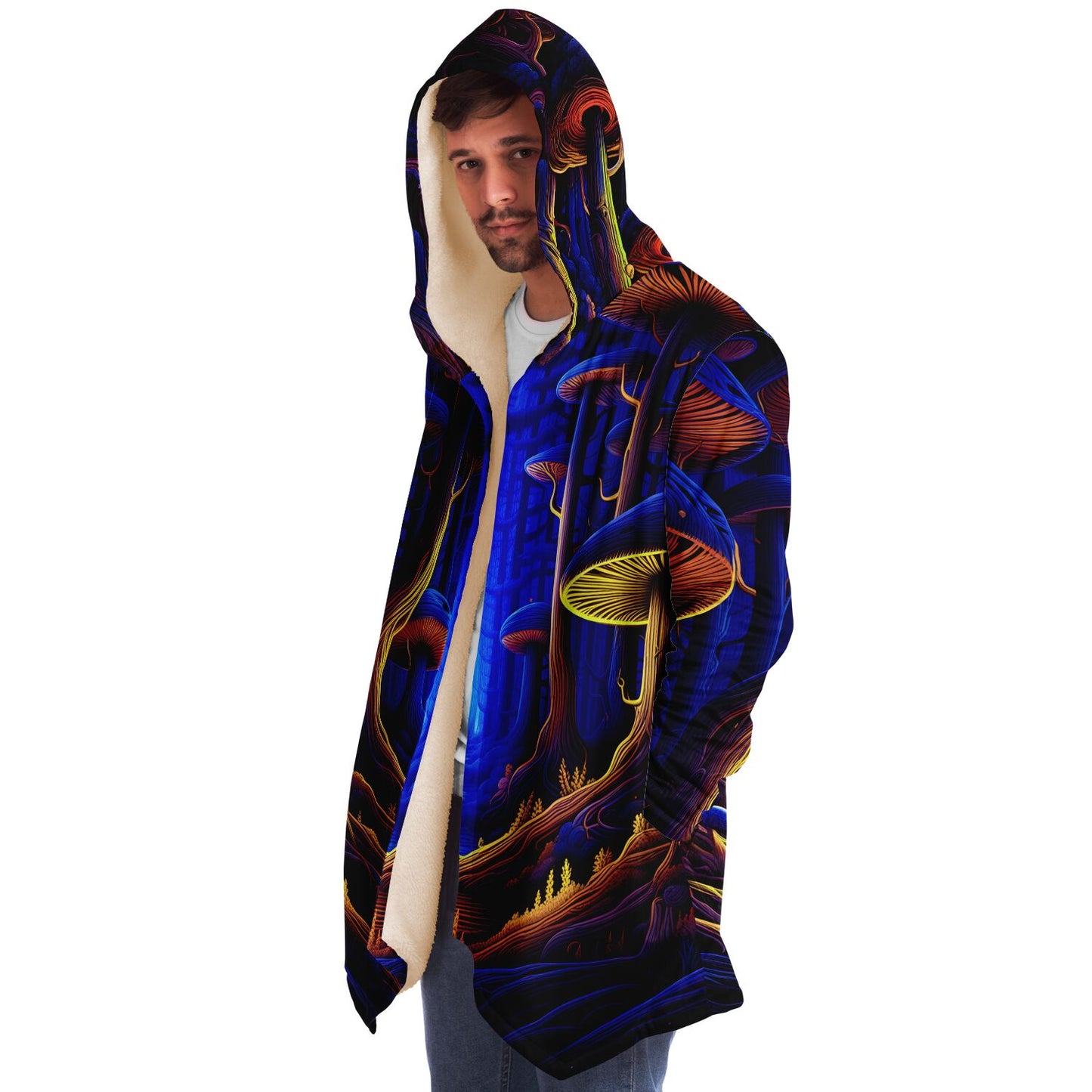 Epic Cloak - Cosmic Mushroom Forest Hoodie Cloak