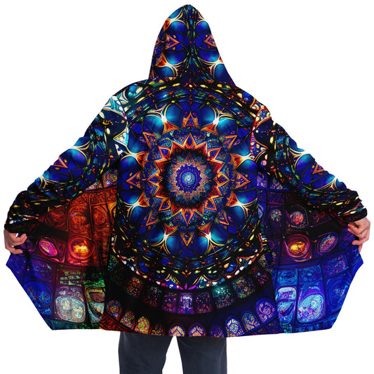 Epic Cloak - Radiant Glass Mandala Hoodie Cloak