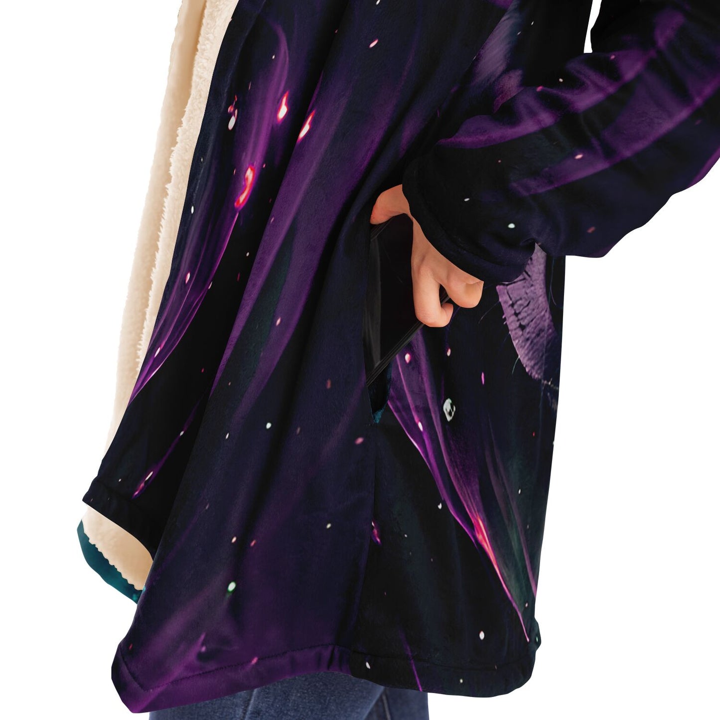 Epic Cloak - Cosmic Dusk Wolf Hoodie Cloak