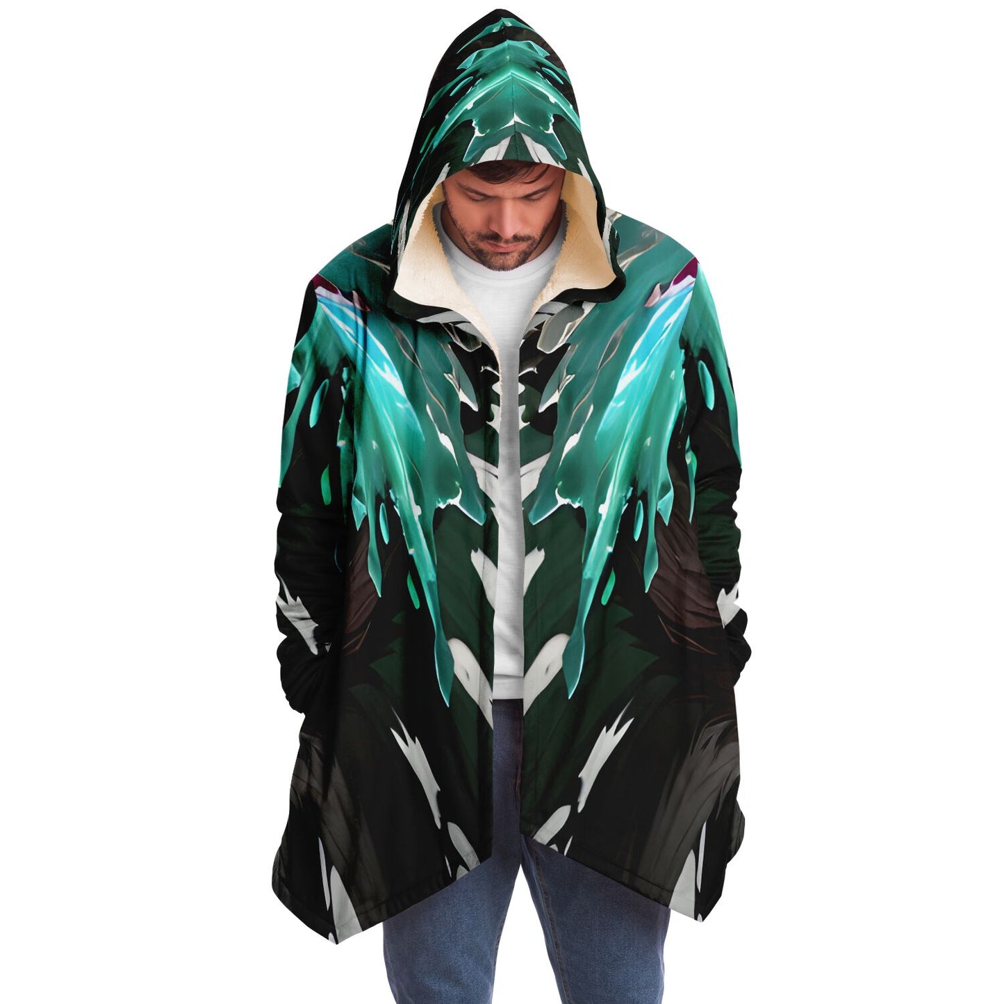 Epic Cloak - Wild Splatter Wolf Hoodie Cloak