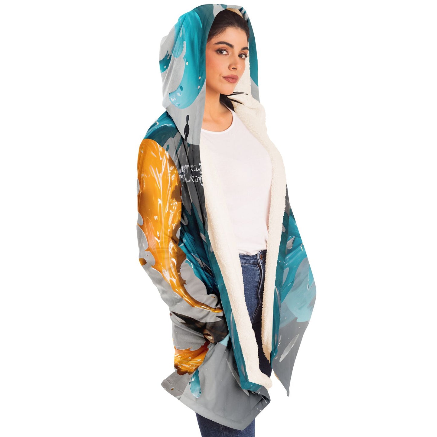 Epic Cloak - Vibrant Splatter Hoodie Cloak