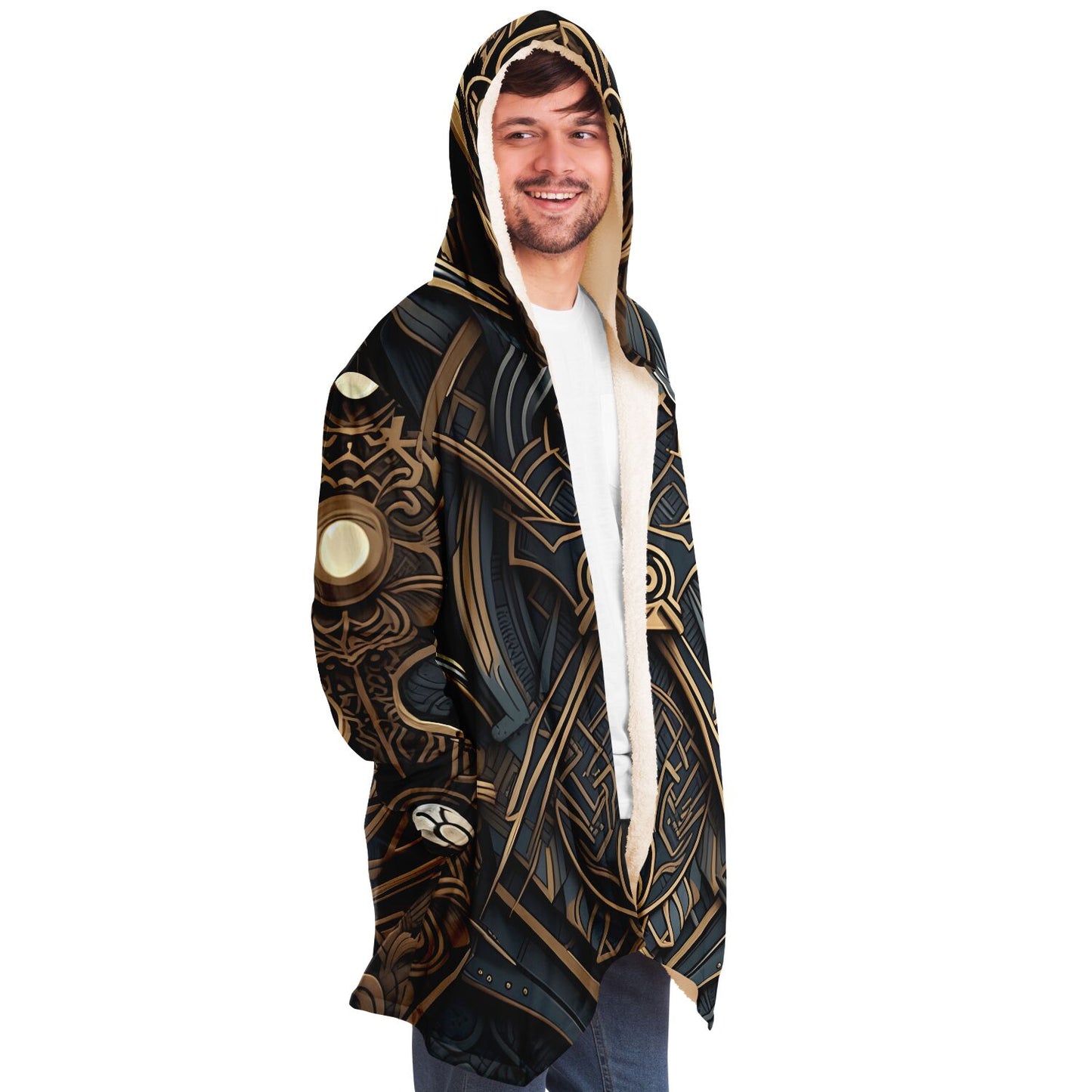 Epic Cloak - Art Deco Viking Hoodie Cloak