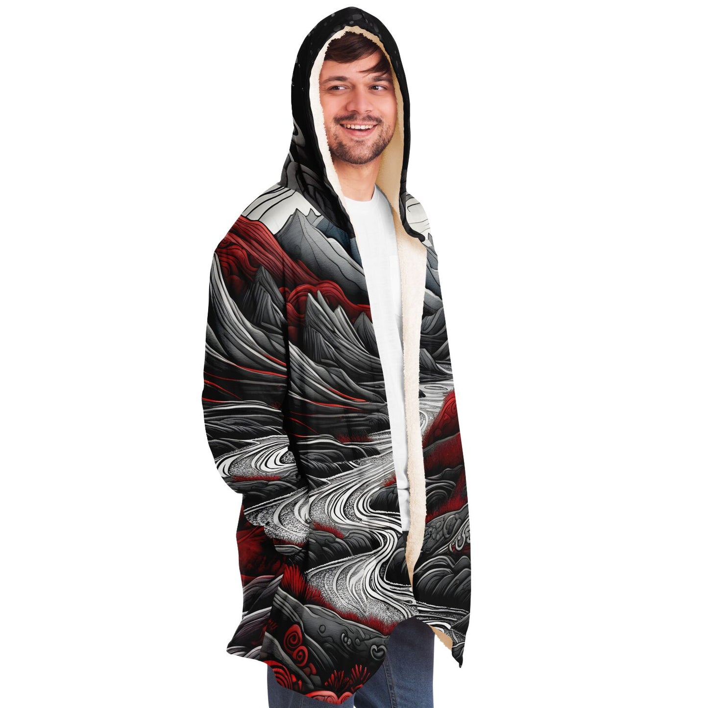 Epic Cloak - Crimson Moonrise Hoodie Cloak