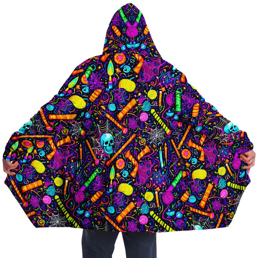 Epic Cloak - Glowsticks and Candy Frights Hoodie Cloak