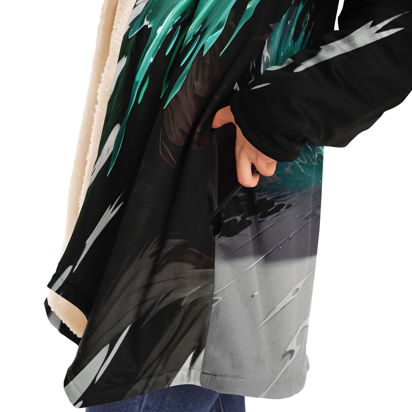 Epic Cloak - Wild Splatter Wolf Hoodie Cloak