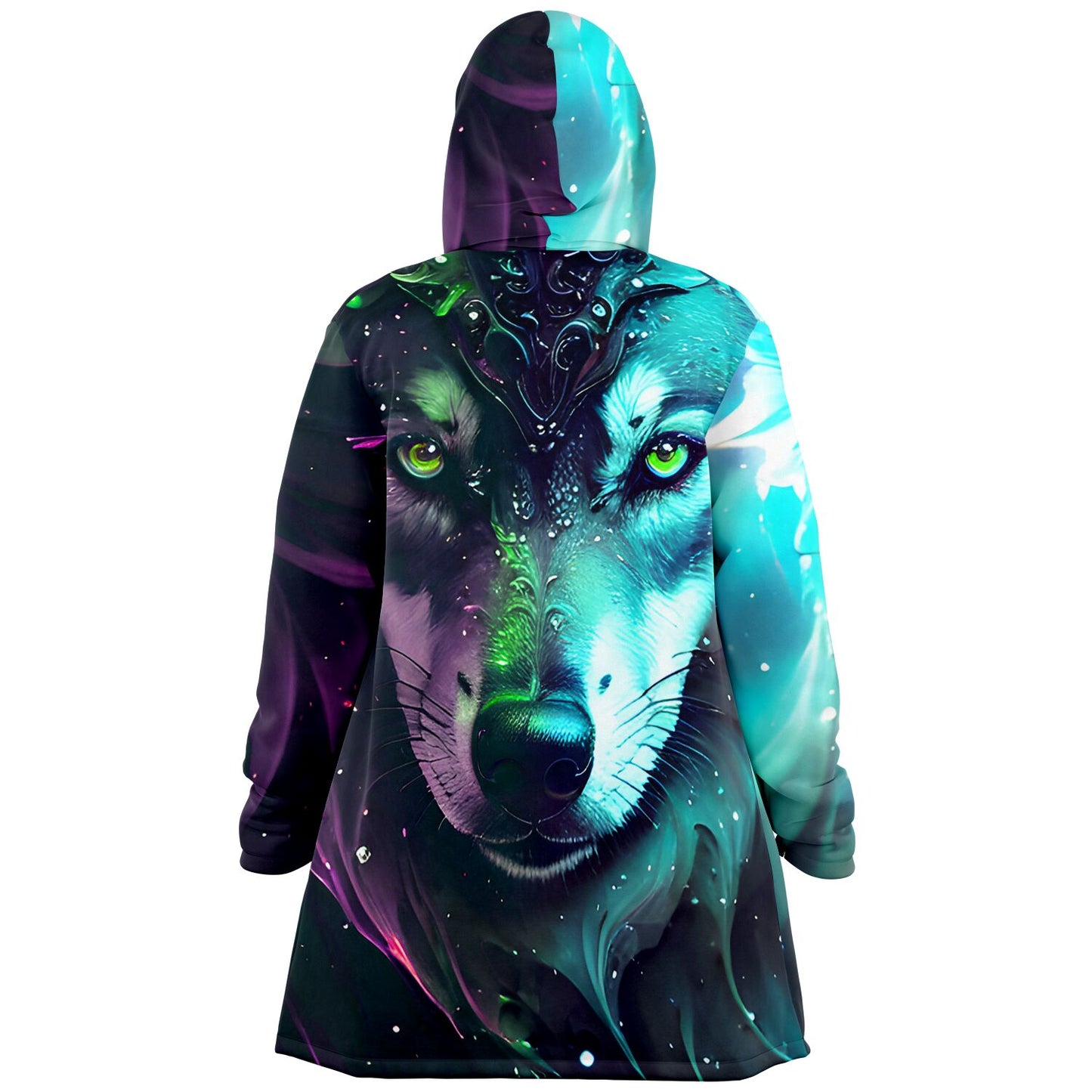 Epic Cloak - Cosmic Dusk Wolf Hoodie Cloak