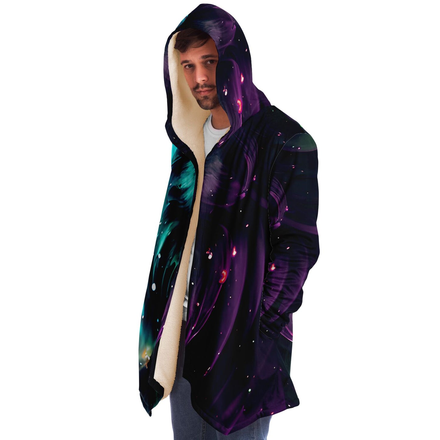 Epic Cloak - Cosmic Dusk Wolf Hoodie Cloak