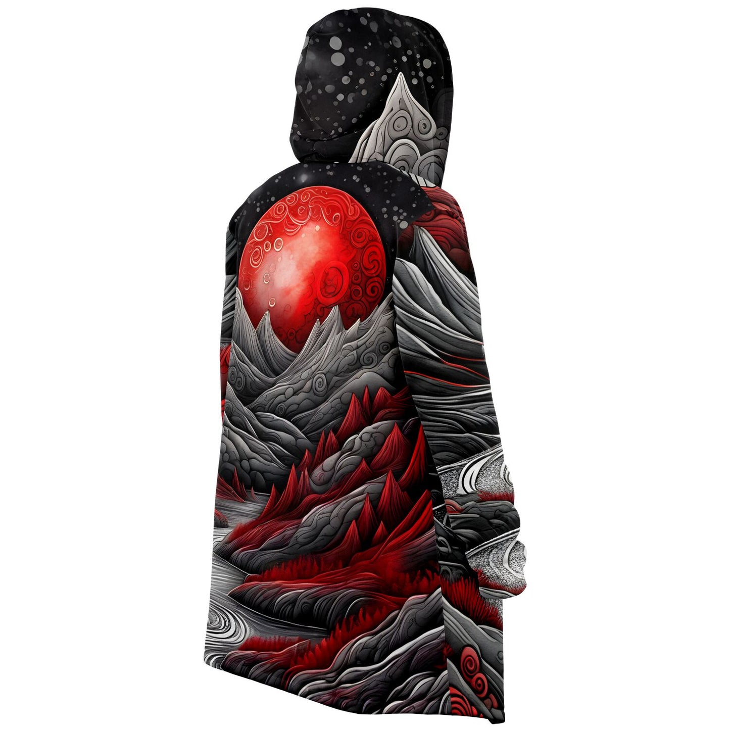 Epic Cloak - Crimson Moonrise Hoodie Cloak