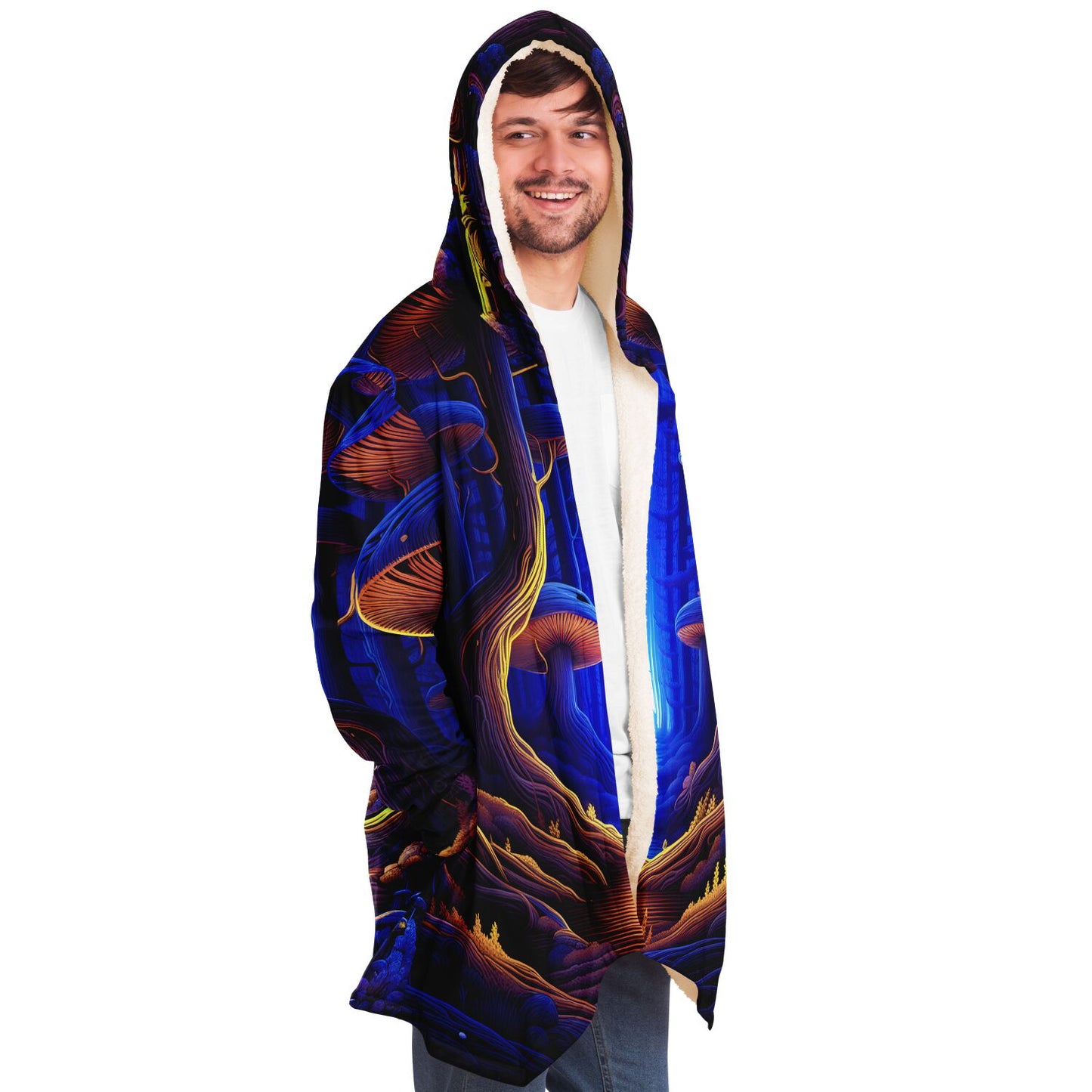 Epic Cloak - Cosmic Mushroom Forest Hoodie Cloak