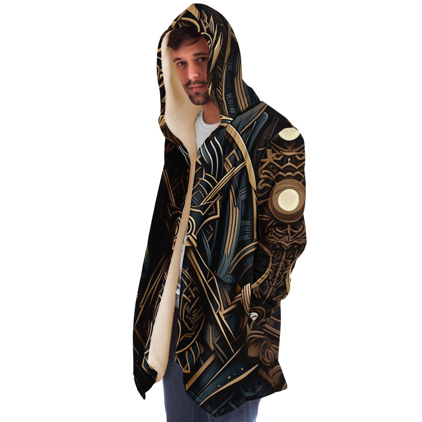 Epic Cloak - Art Deco Viking Hoodie Cloak