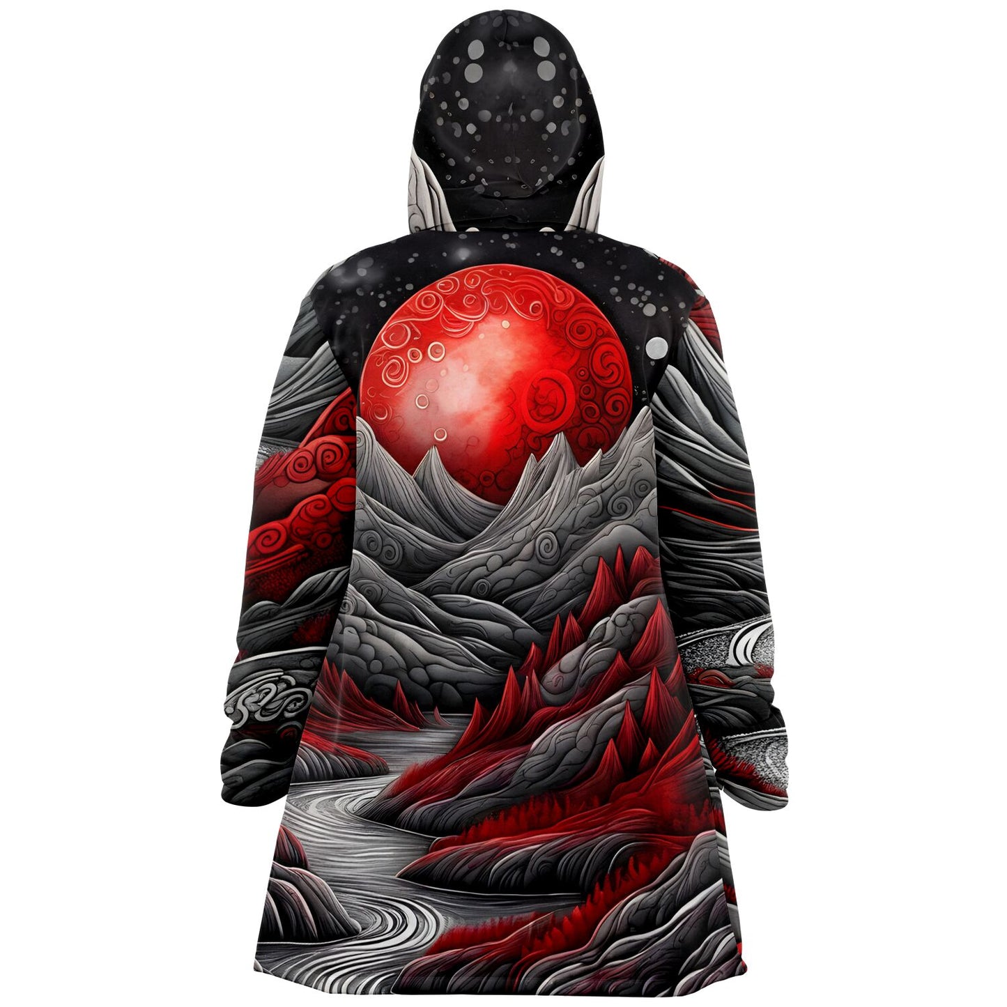 Epic Cloak - Crimson Moonrise Hoodie Cloak