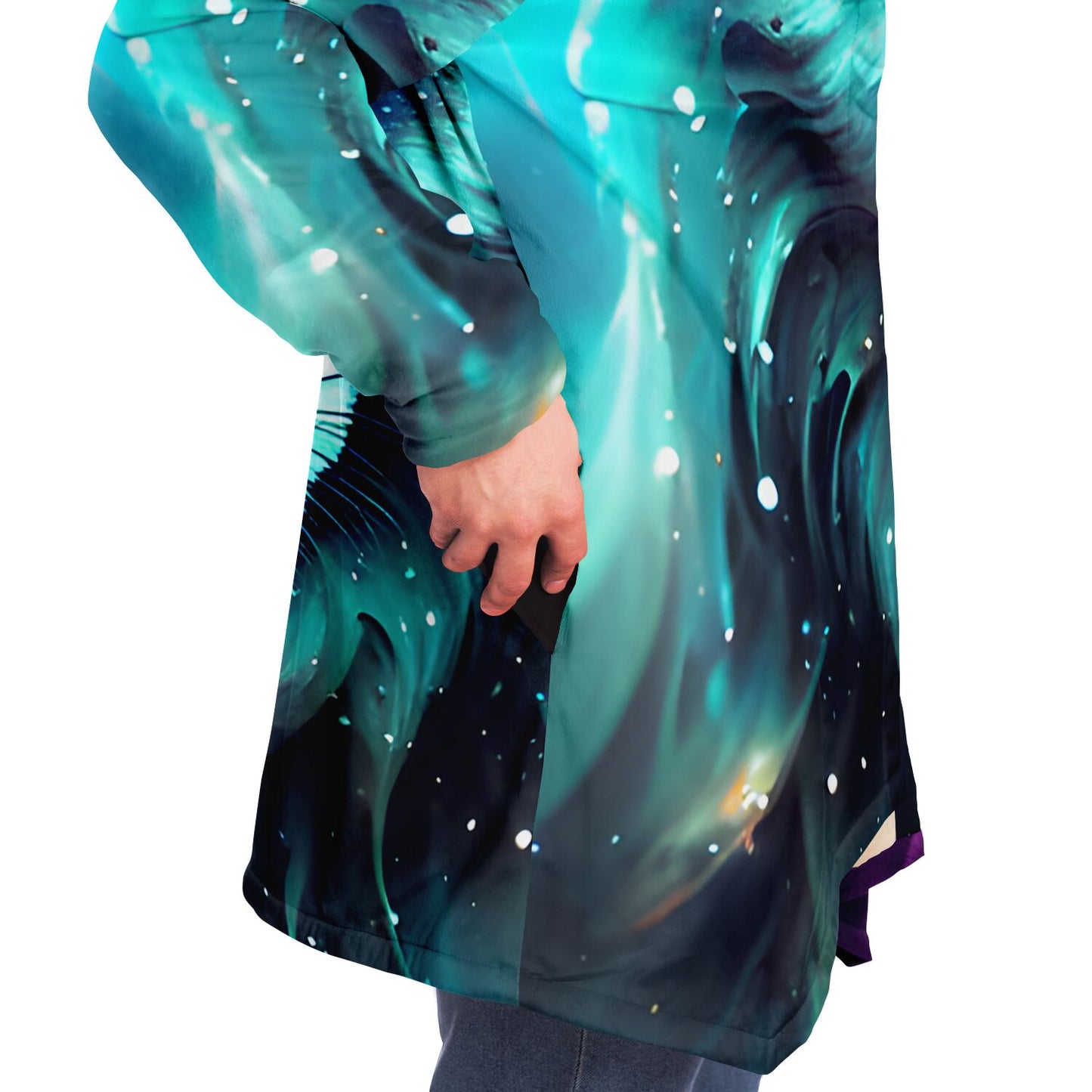 Epic Cloak - Cosmic Dusk Wolf Hoodie Cloak