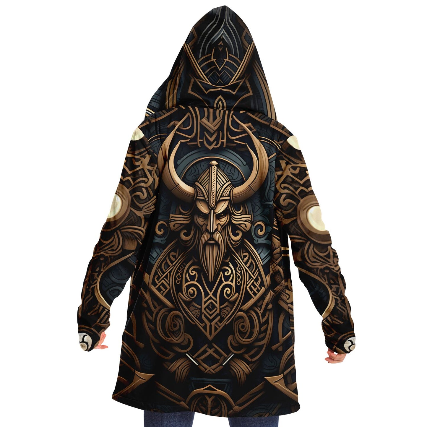 Epic Cloak - Art Deco Viking Hoodie Cloak